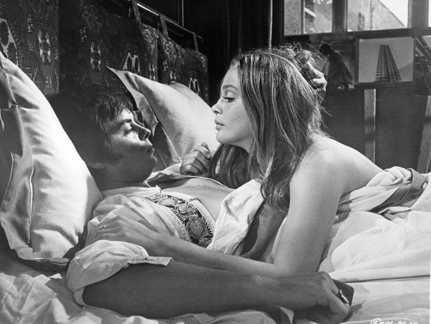 Hywel Bennett And Leigh Taylor-Young In 'The Buttercup Chain,' 1970.