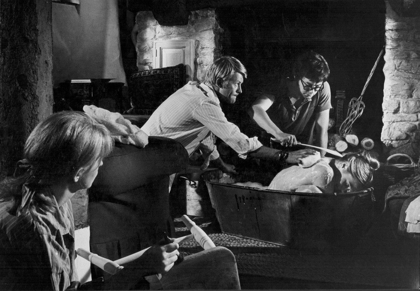 Actors In A Scene From &Amp;Quot;The Buttercup Chain,&Amp;Quot; 1970.