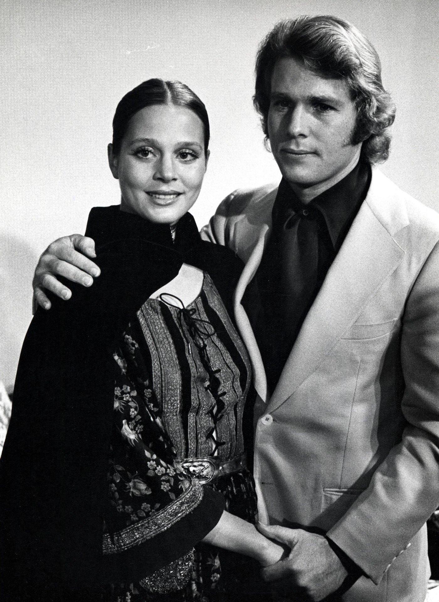 Leigh Taylor-Young And Ryan O'Neal At The New York Premiere Of Love Story, 1970.