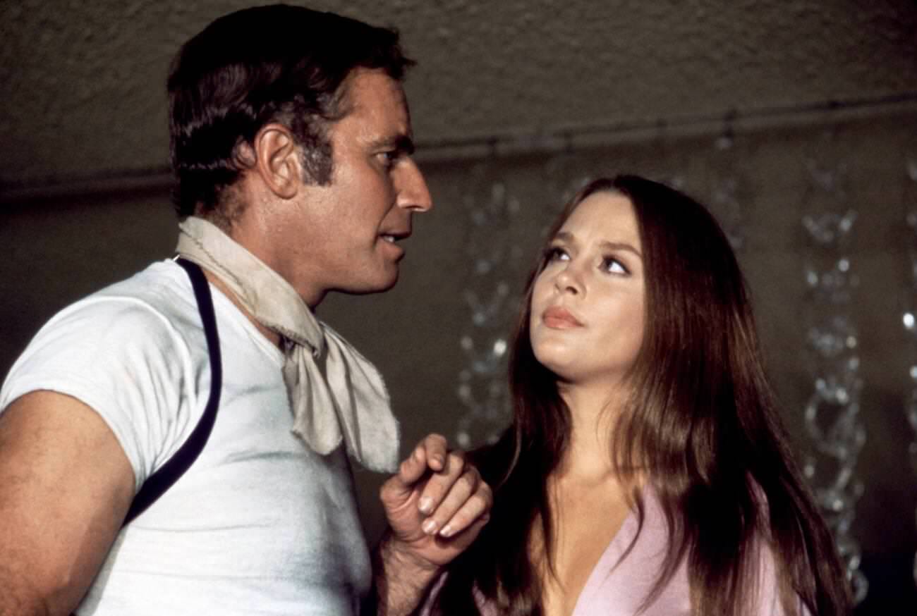 Charlton Heston And Leigh Taylor-Young In 'Soylent Green,' 1973.