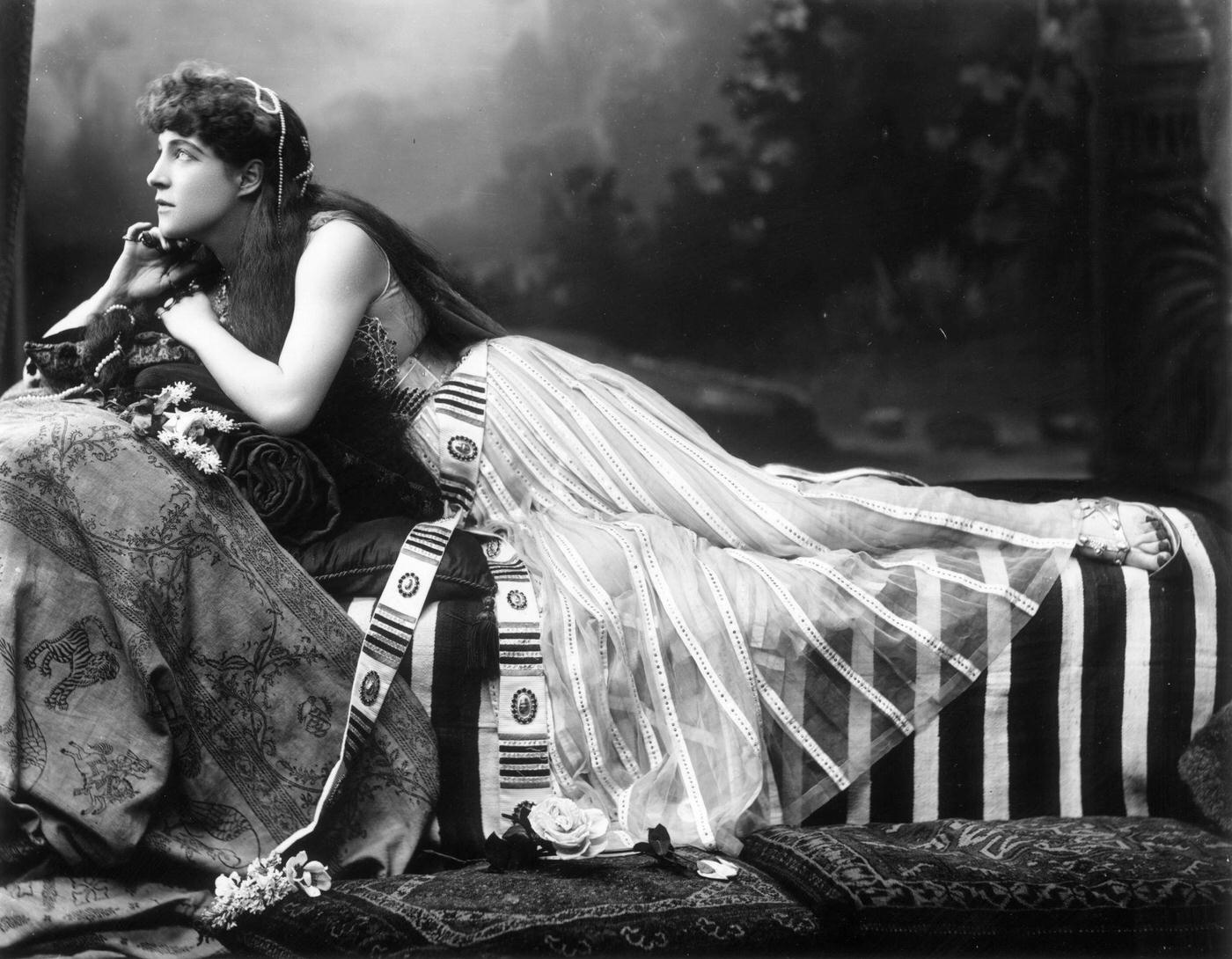 Lillie Langtry As Cleopatra, 1875.