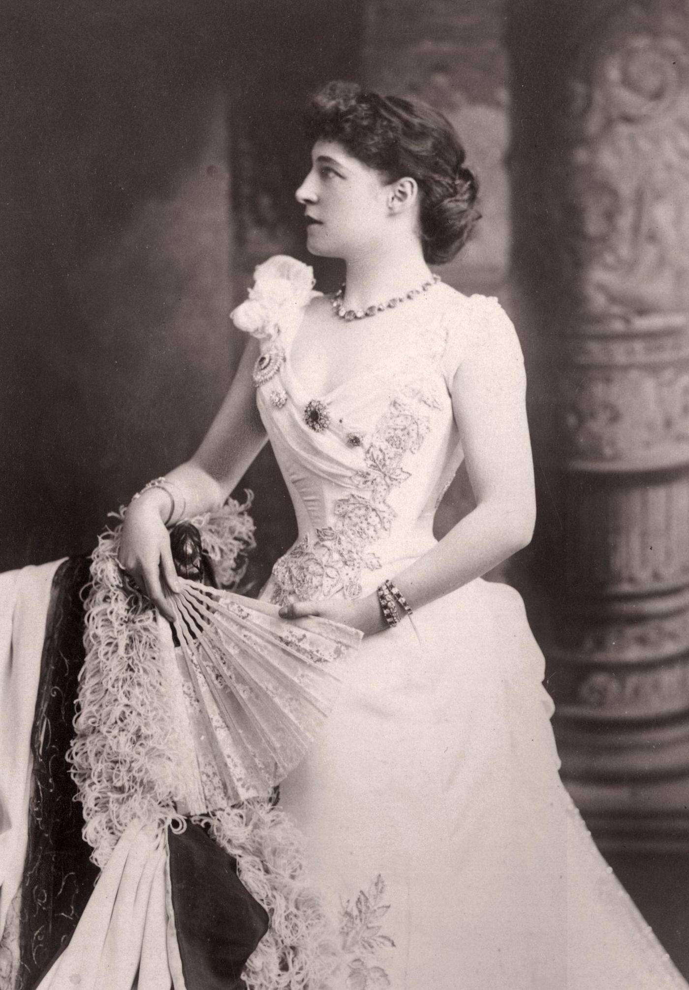 Lillie Langtry, Muse For Oscar Wilde'S 'Lady Windermere'S Fan', 1875.