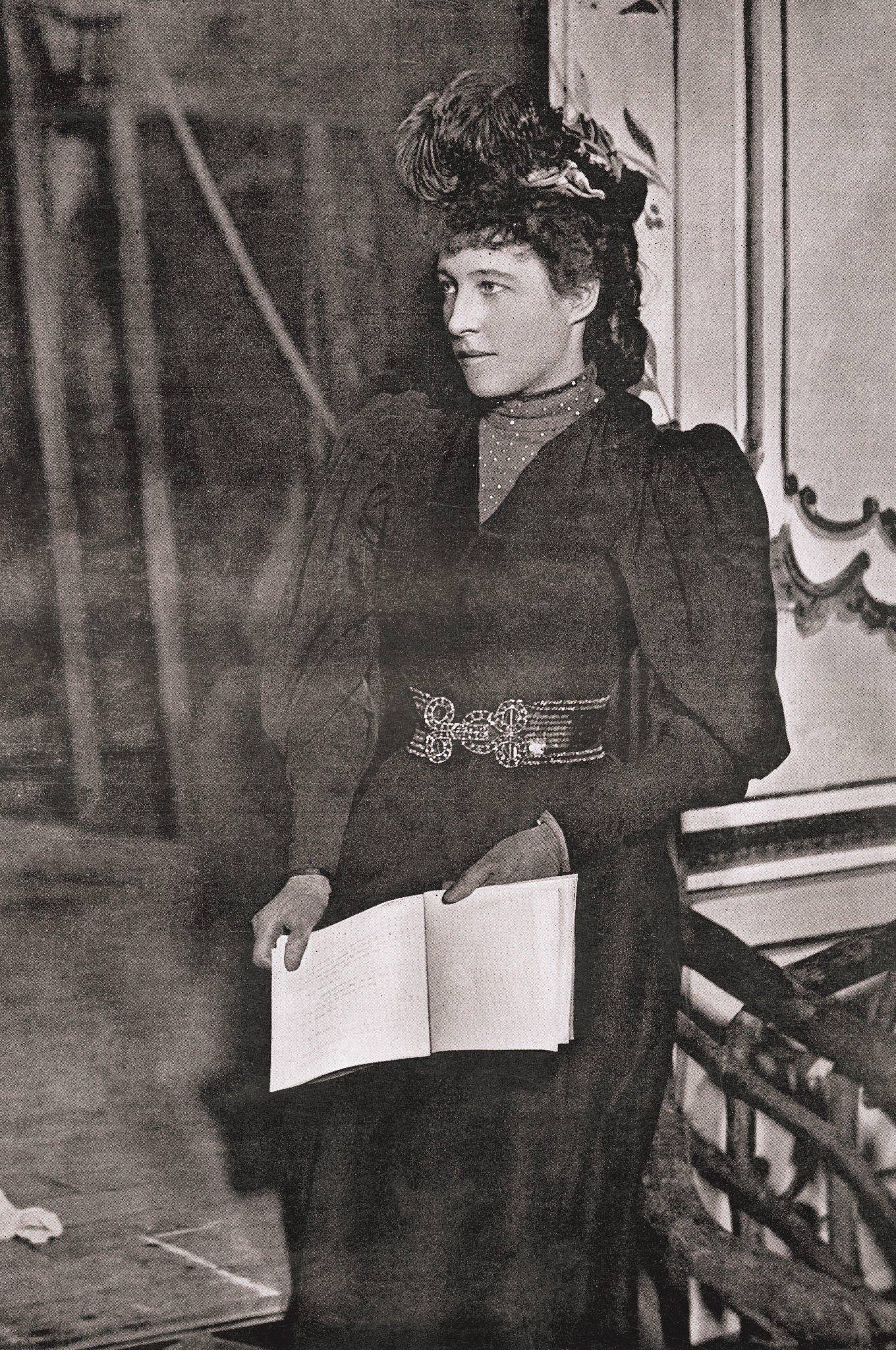 Lillie Langtry In Rehearsal, A Versatile Performer, 1894.