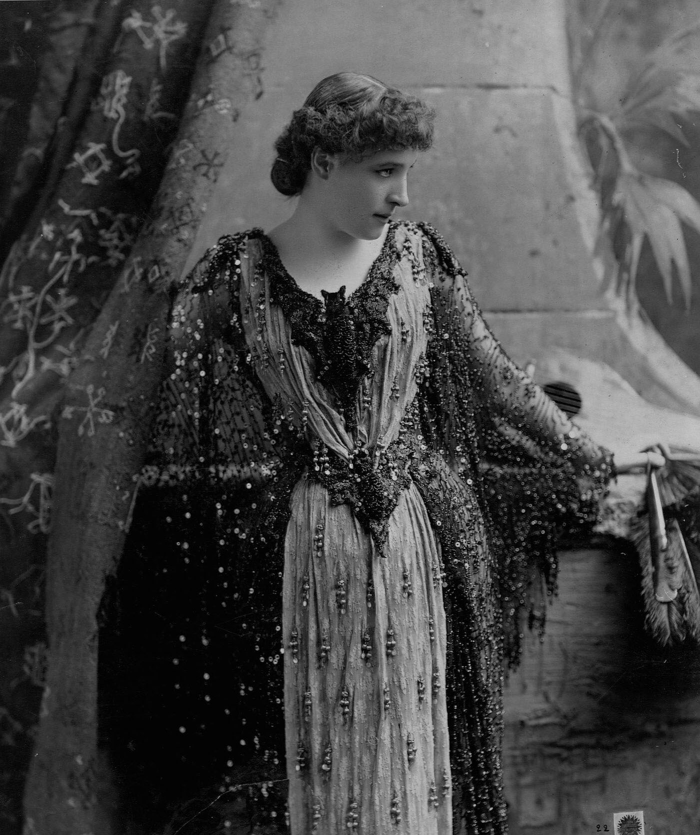 Elegant Portrait Of Lillie Langtry.