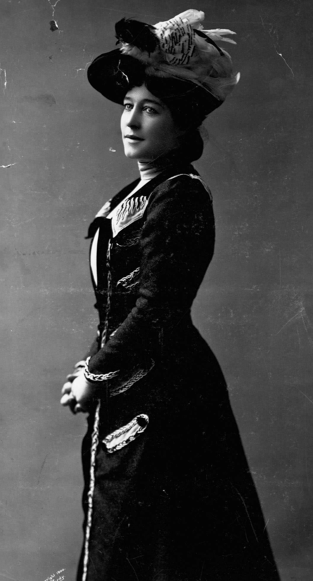 Lillie Langtry Captured In A Vintage Photo.