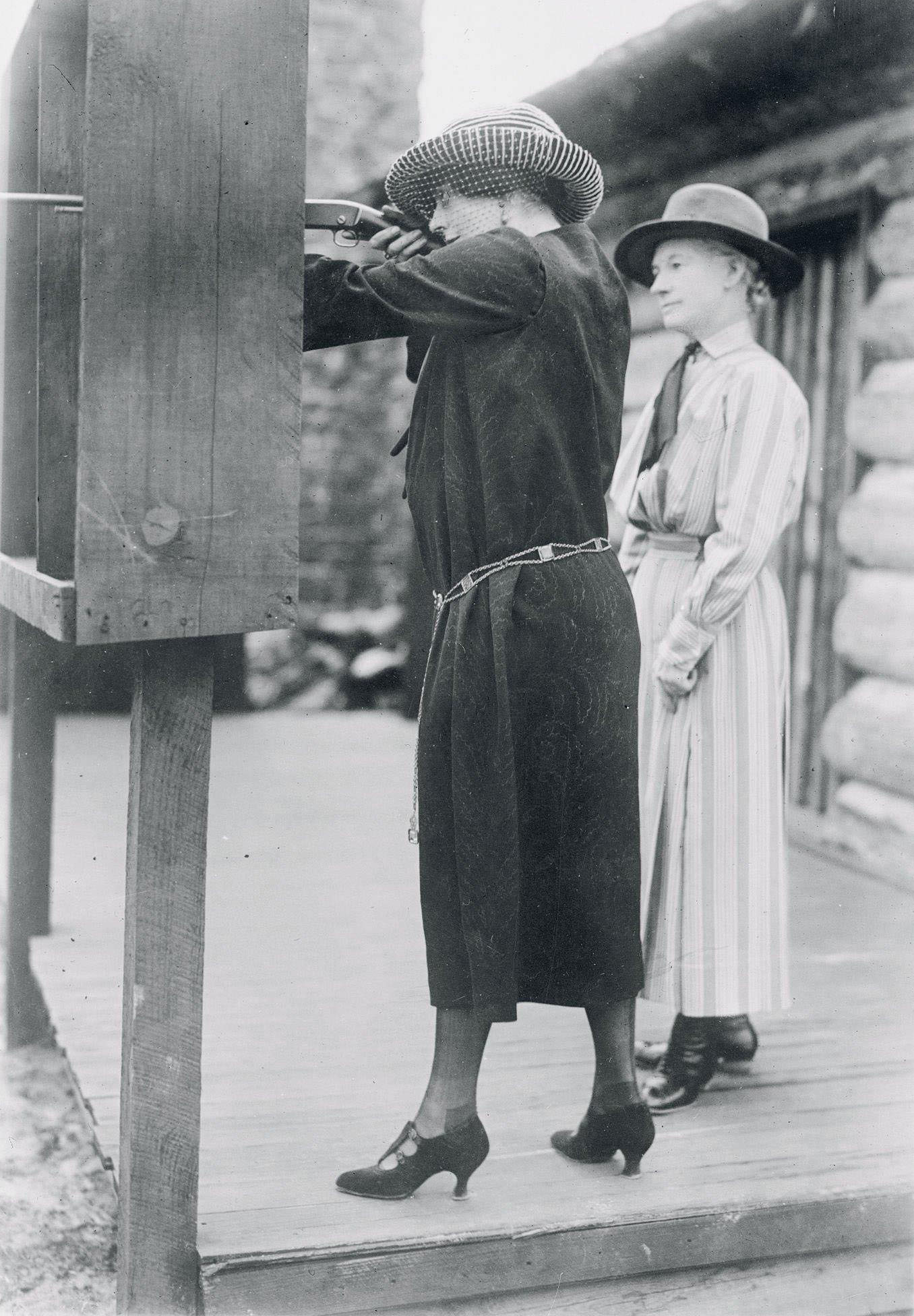 Adela Rogers St. Johns Posing By A Tree, Defending Mabel Normand'S Character, 1920S.