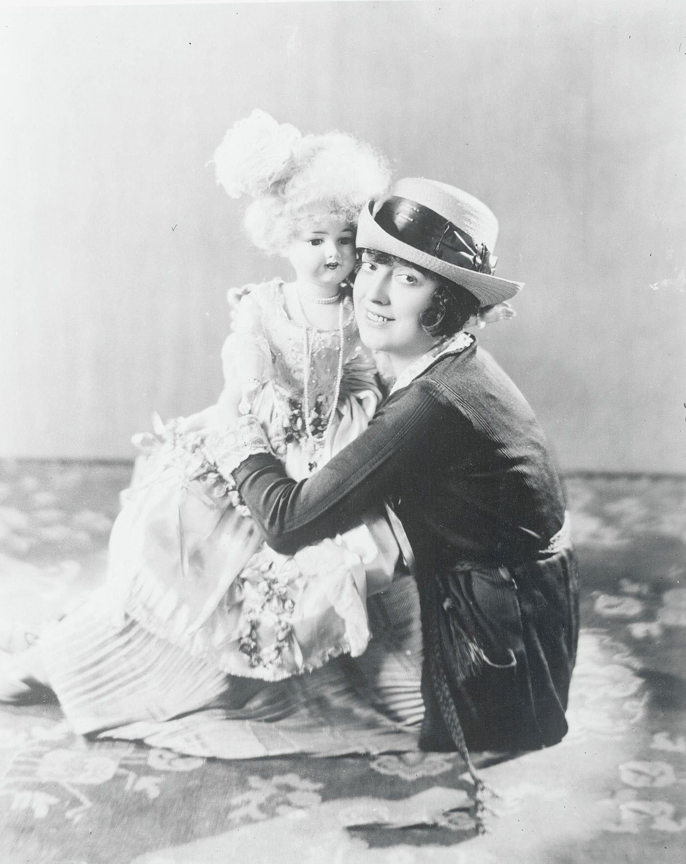 Mabel Normand Posing With A Doll, 1920S.