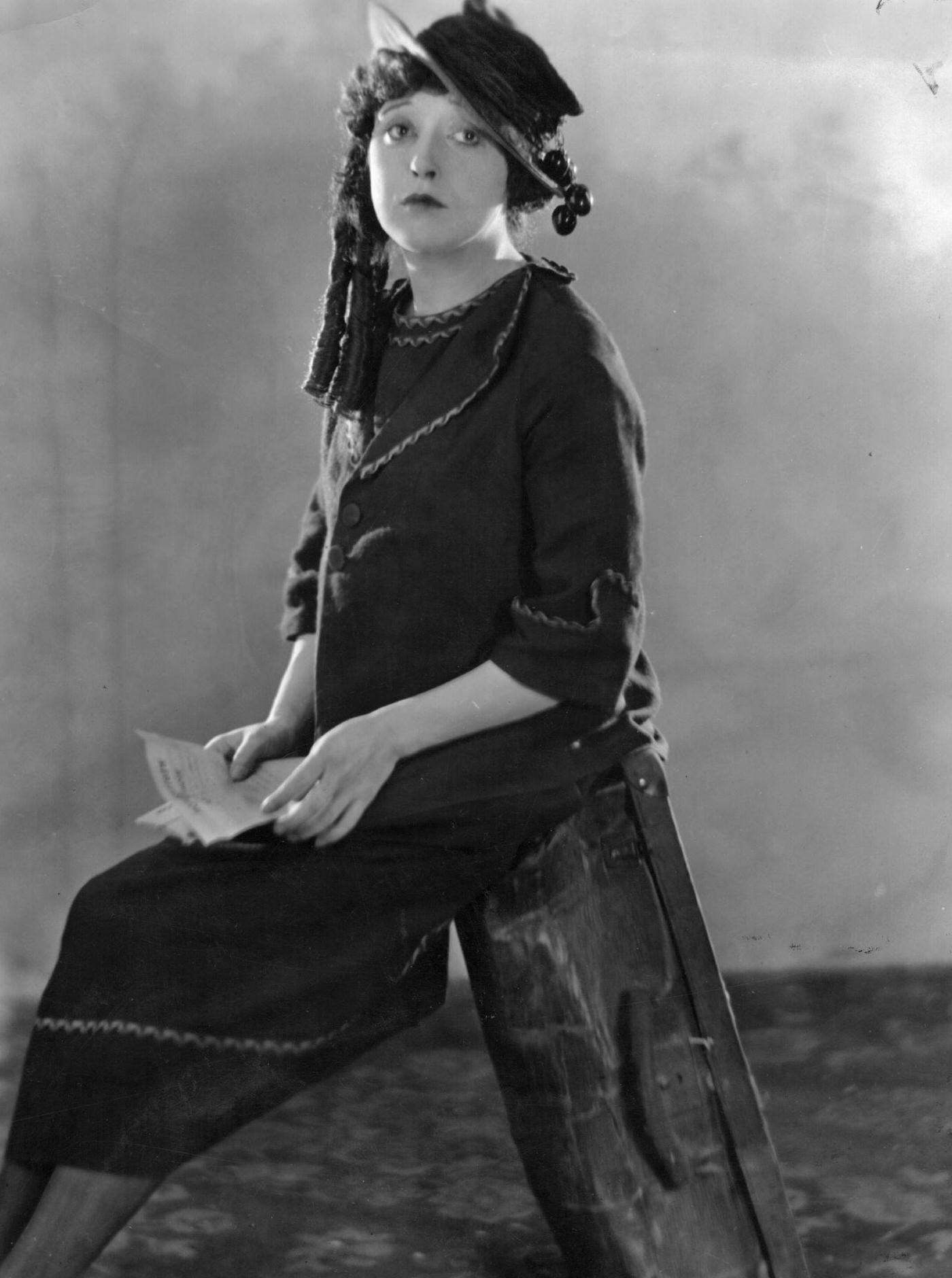 Mabel Normand In The Mack Sennett Comedy 'Molly O,' 1921.