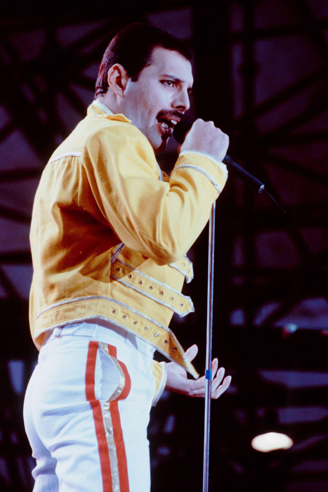 Queen With Freddie Mercury In Cologne, 1986.