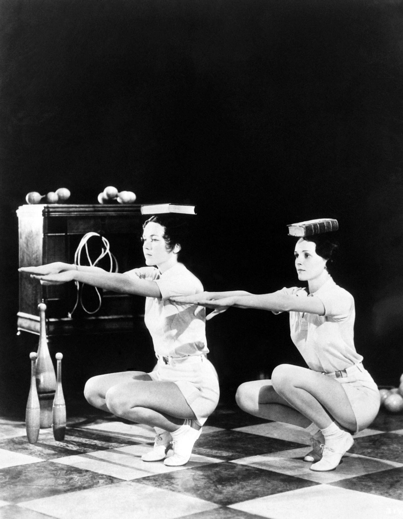 Prima Ballerinas Benita Hune And Maureen O'Sullivan, 1933