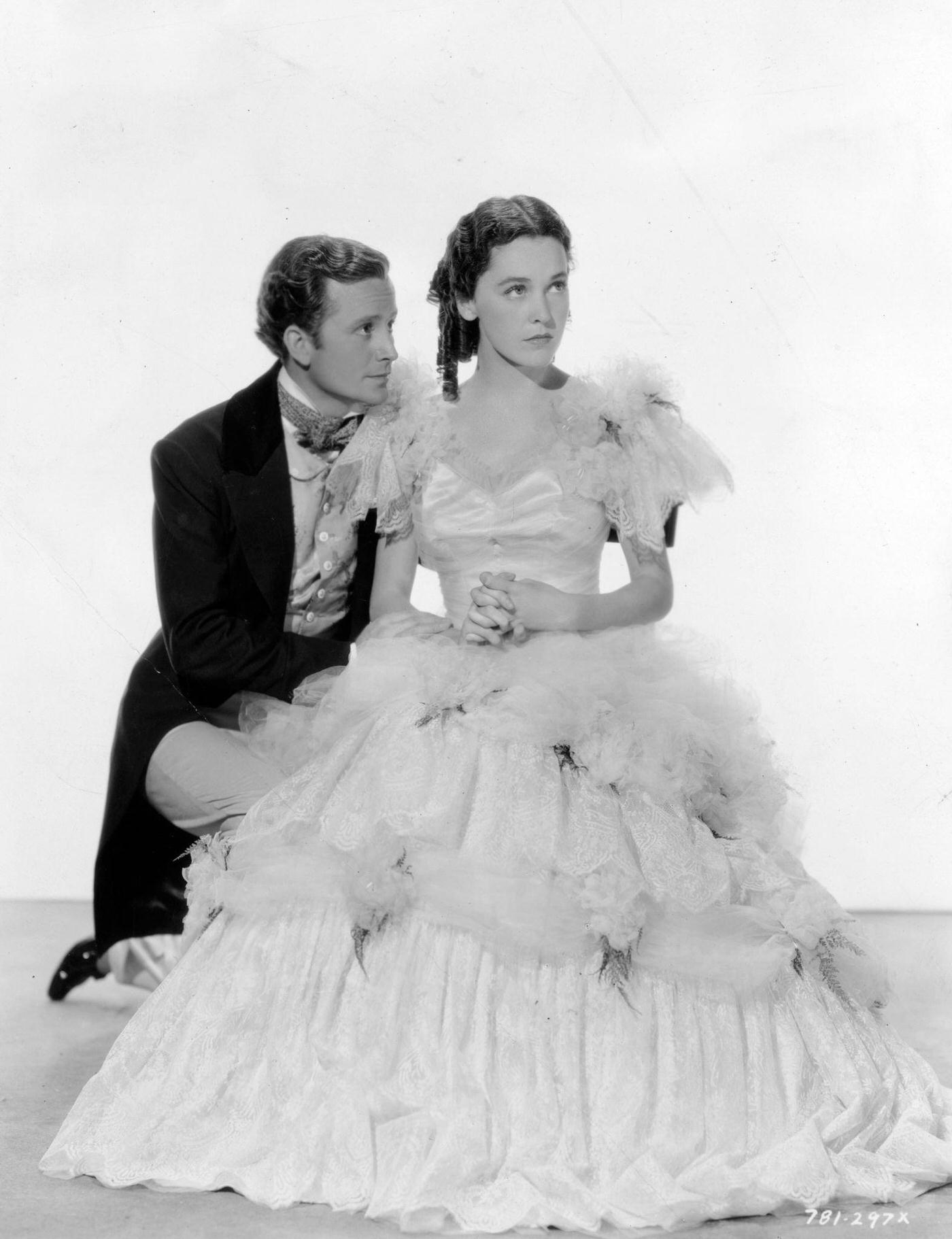 Frank Lawton And Maureen O'Sullivan In 'David Copperfield', 1934
