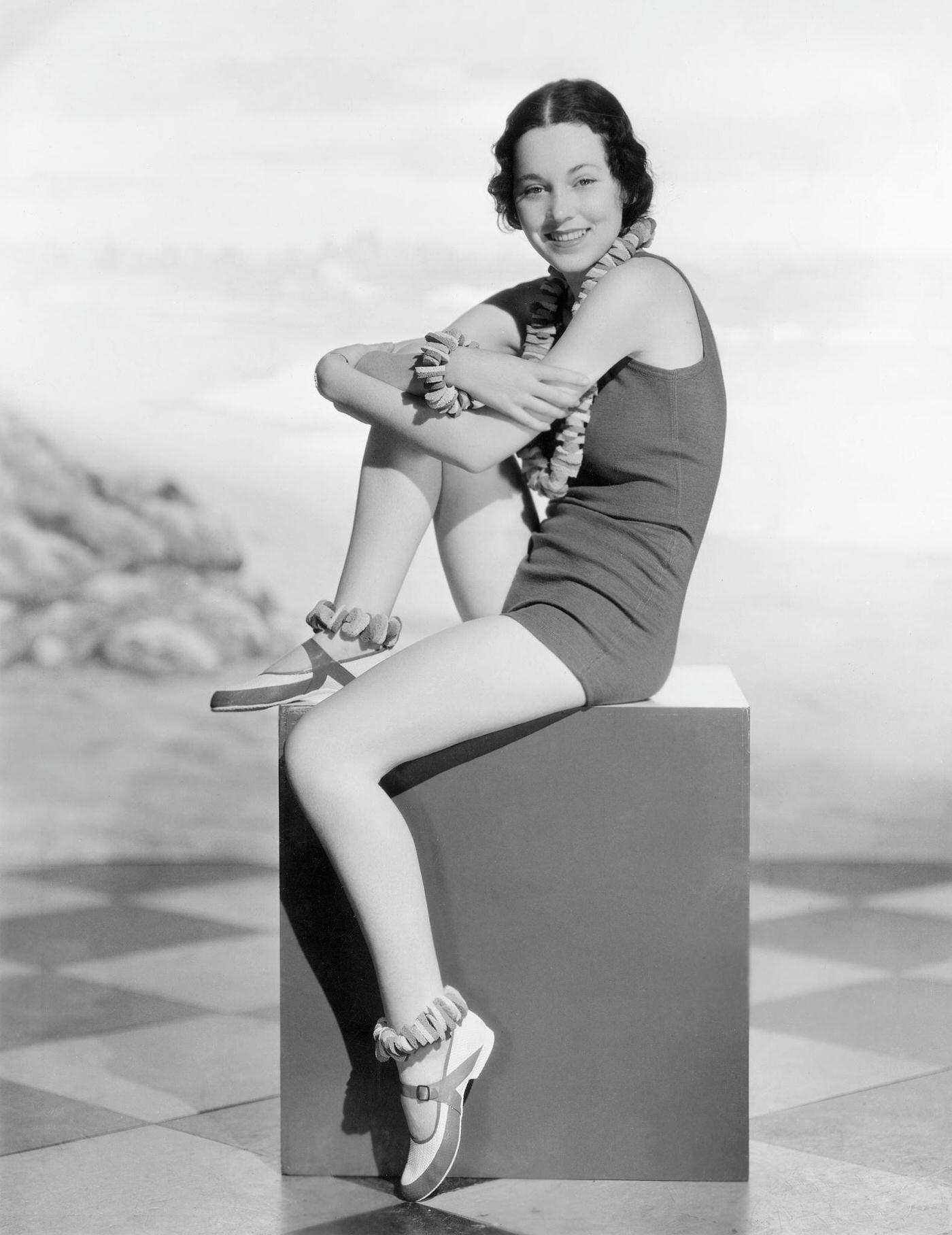Maureen O'Sullivan In A Swimsuit, 1934