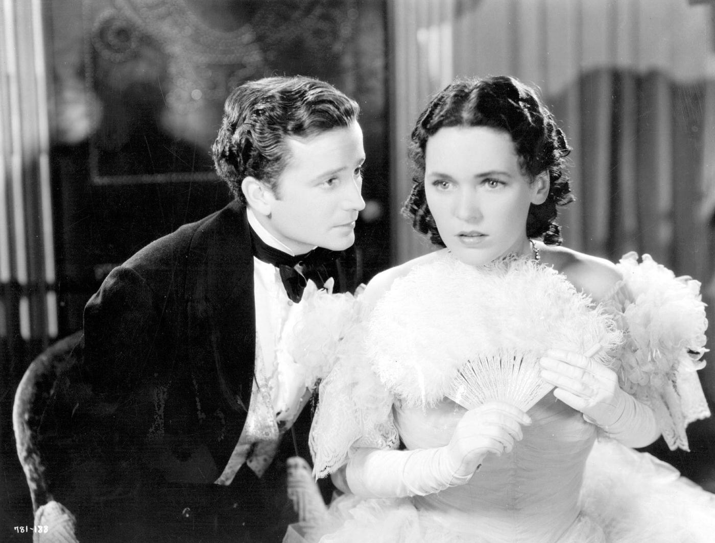 Frank Lawton And Maureen O'Sullivan In 'David Copperfield', 1935