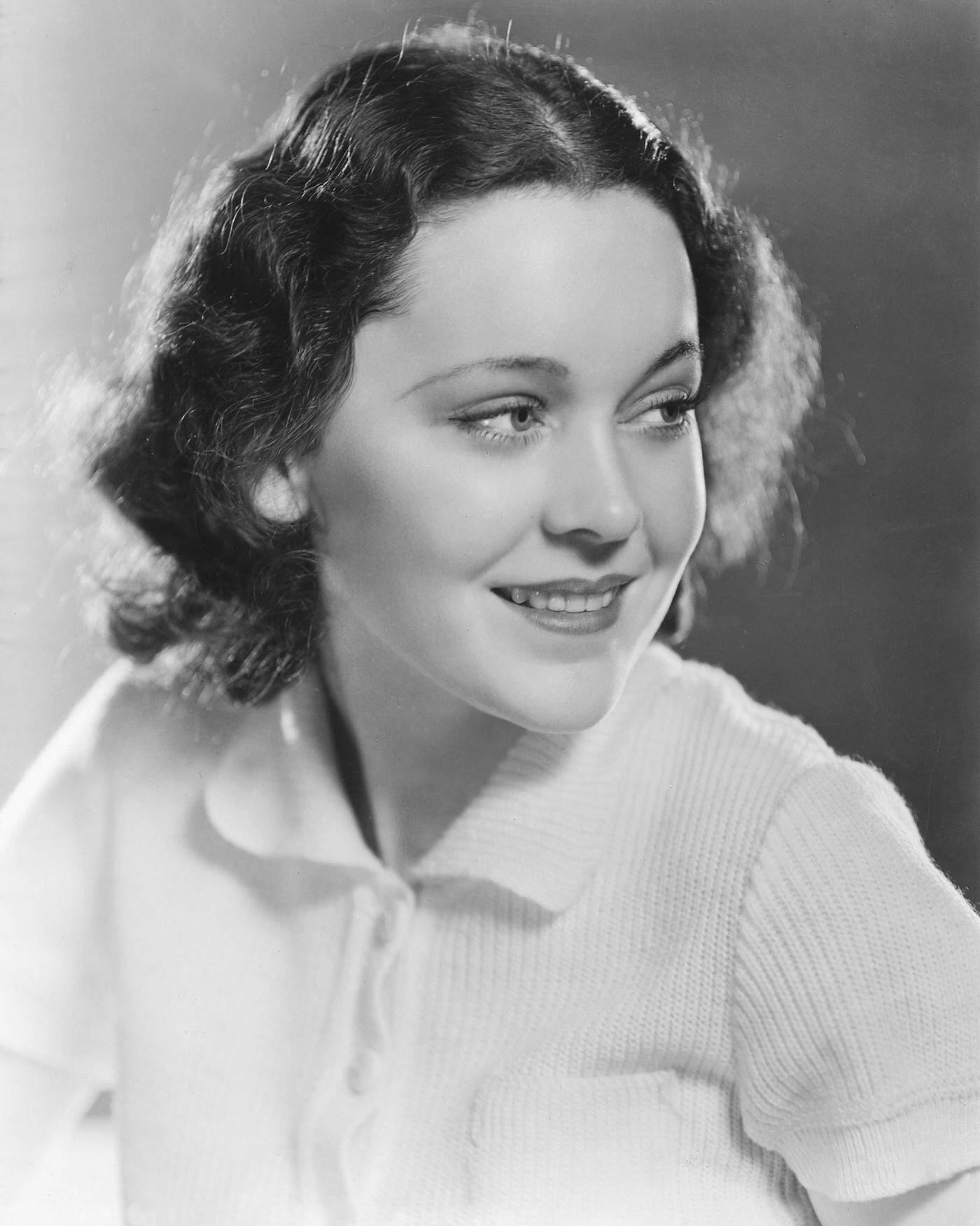 Headshot Of Maureen O'Sullivan, Circa 1940