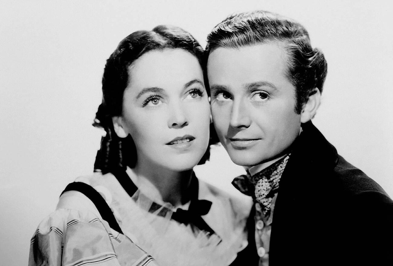 Maureen O'Sullivan And Frank Lawton In &Amp;Quot;David Copperfield,&Amp;Quot; 1935.