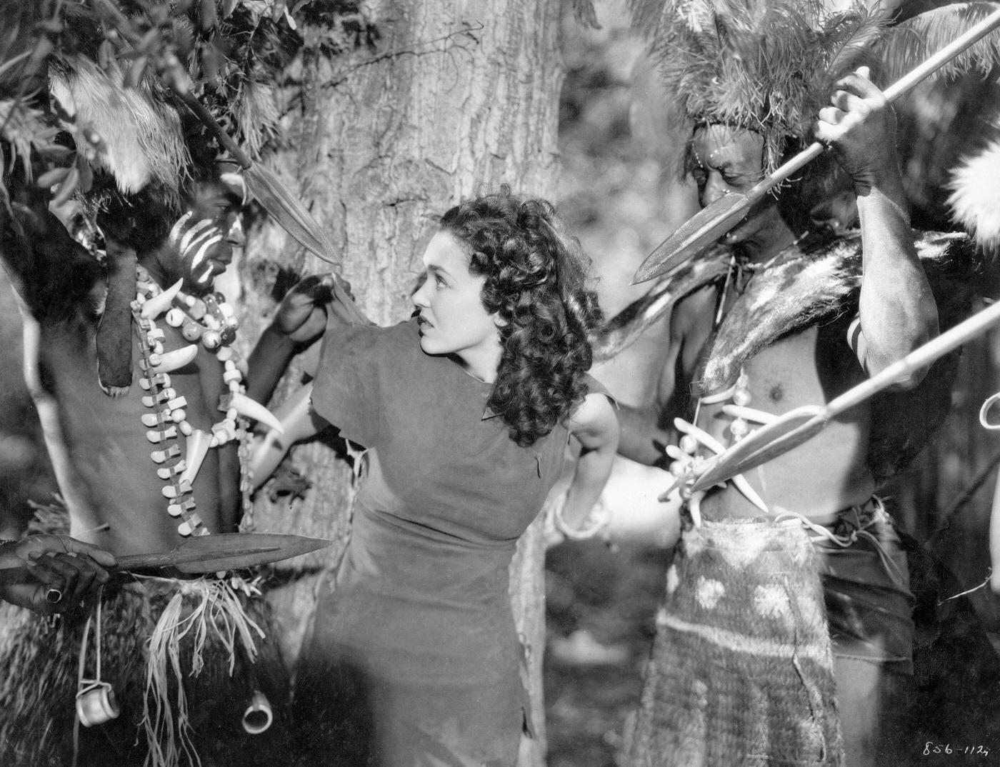 Maureen O'Sullivan In The Movie &Amp;Quot;Tarzan&Amp;Quot;: Vintage Photo Of Maureen O'Sullivan As Jane In &Amp;Quot;Tarzan.&Amp;Quot;