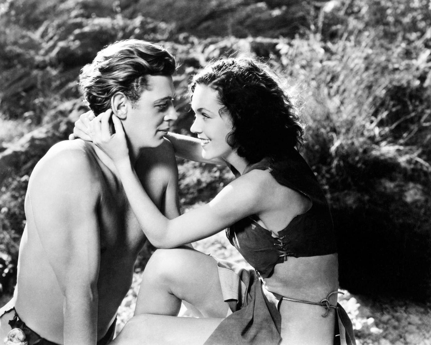 &Amp;Quot;Tarzan And His Mate,&Amp;Quot; 1934: Johnny Weissmuller As Tarzan And Maureen O'Sullivan As Jane Parker