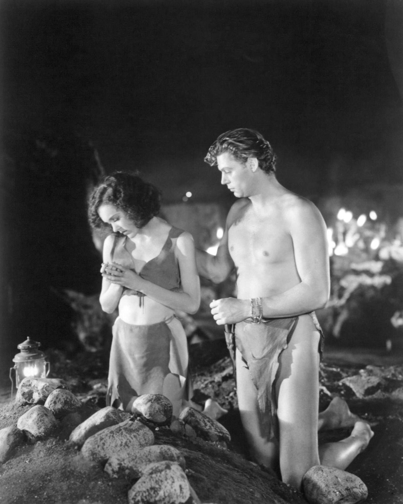 &Amp;Quot;Tarzan And His Mate,&Amp;Quot; 1934: Johnny Weissmuller As Tarzan And Maureen O'Sullivan As Jane Parker