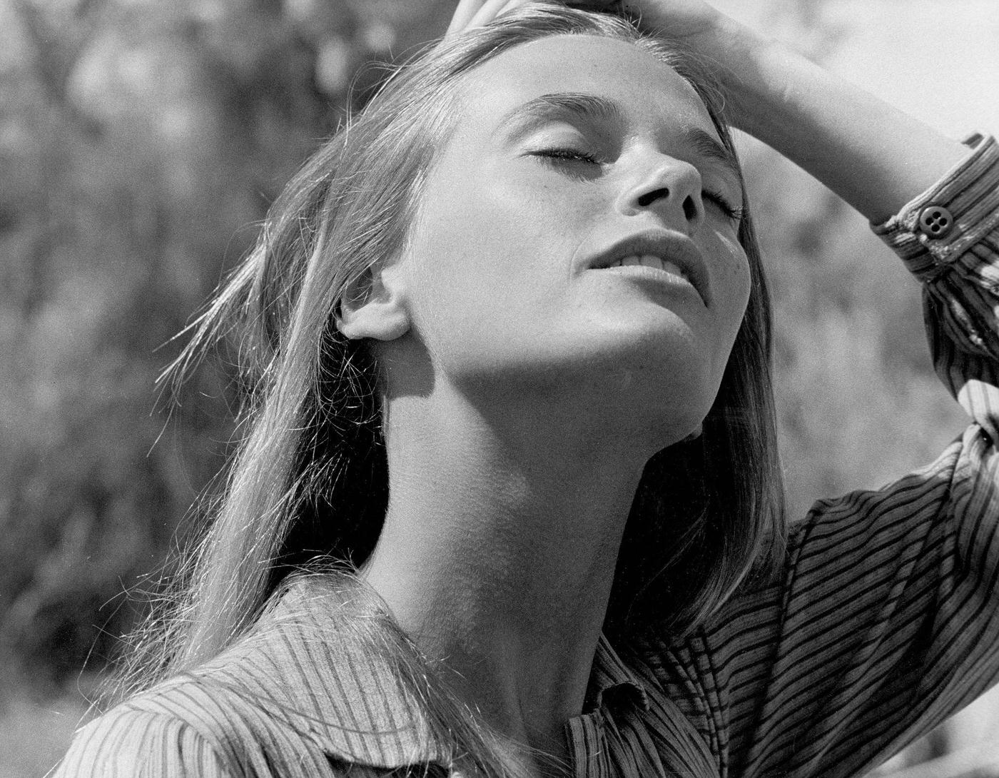 Portrait Of Peggy Lipton During Production Of The Film &Amp;Quot;Blue&Amp;Quot; (Directed By Silvio Narizzano), Moab, Utah, 1967.