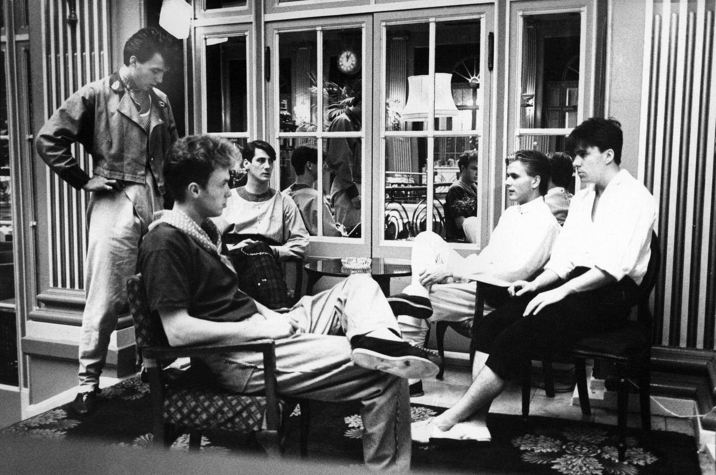 Gary Kemp And Spandau Ballet And Martin Kemp And Tony Hadley; L-R: Martin Kemp, Gary Kemp, Tony Hadley, Steve Norman, John Keeble, 1980.