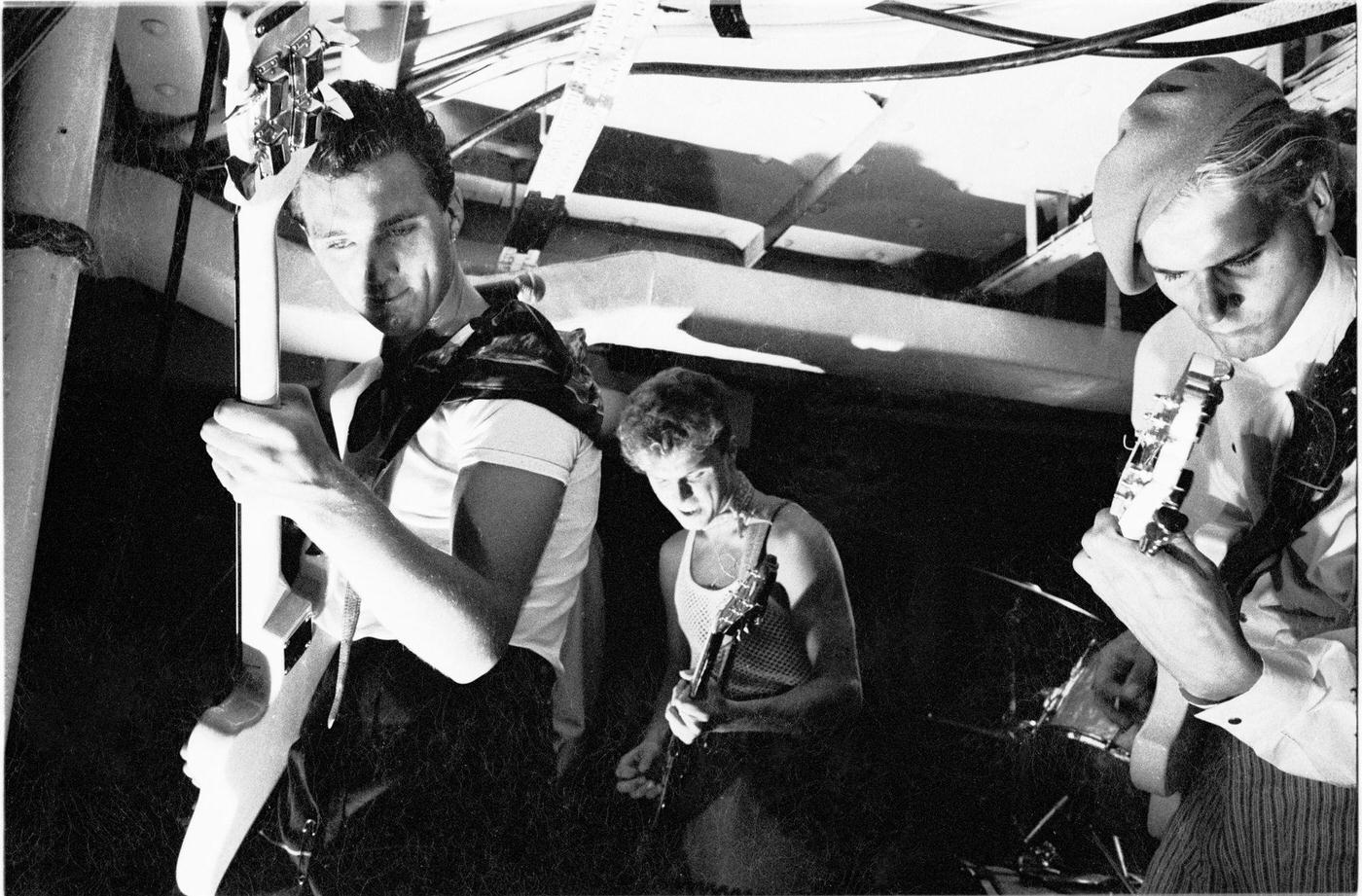 Spandau Ballet Perform Live Aboard Hms Belfast, 1980.