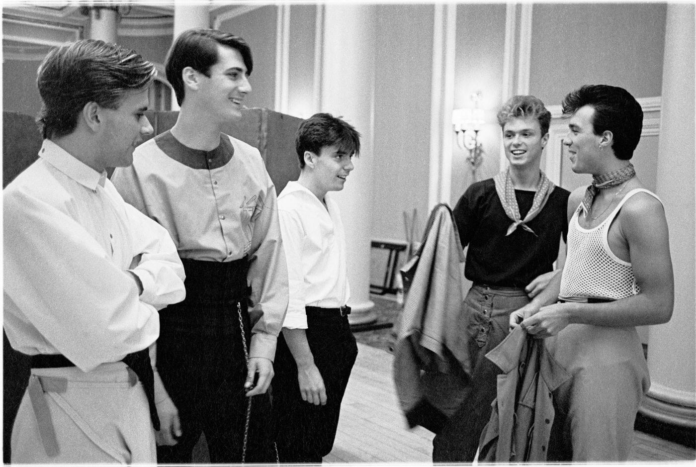 Spandau Ballet Posed In The Ritz Hotel, London, 1980.