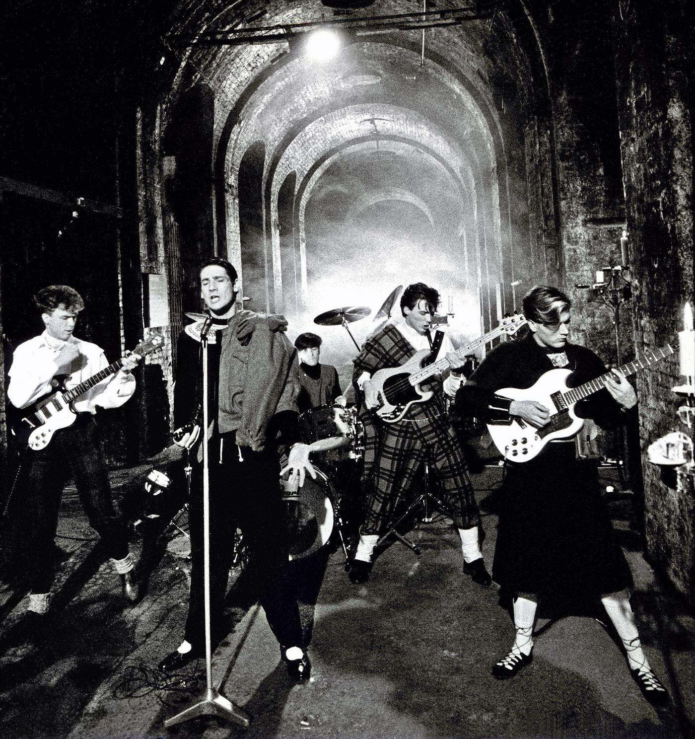 Spandau Ballet Performing At The London Dungeon For Their First Single &Amp;Quot;To Cut A Long Story Short&Amp;Quot;, 1980.
