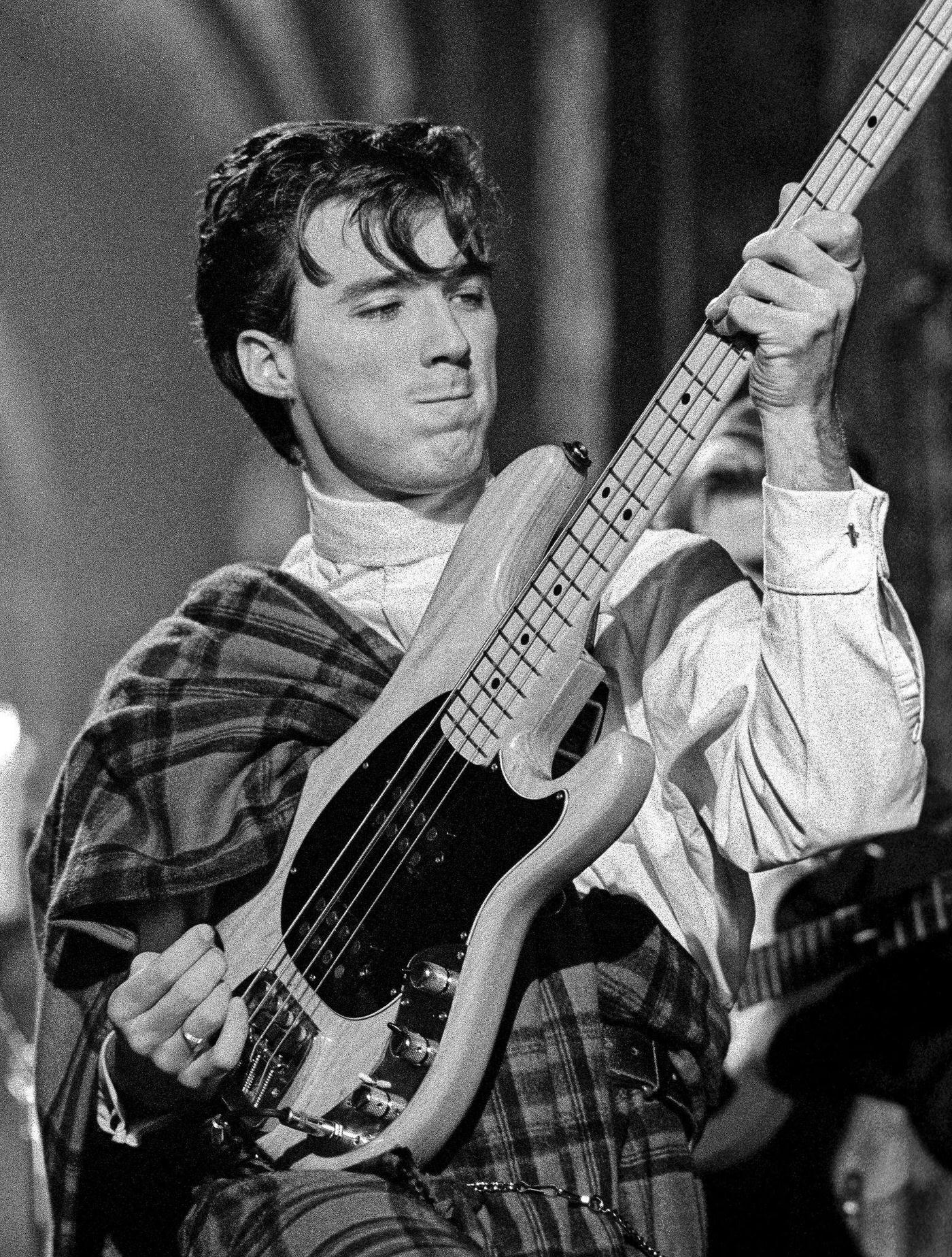 Martin Kemp Of Spandau Ballet Performing At The London Dungeon For Their First Single &Amp;Quot;To Cut A Long Story Short&Amp;Quot;, 1980.