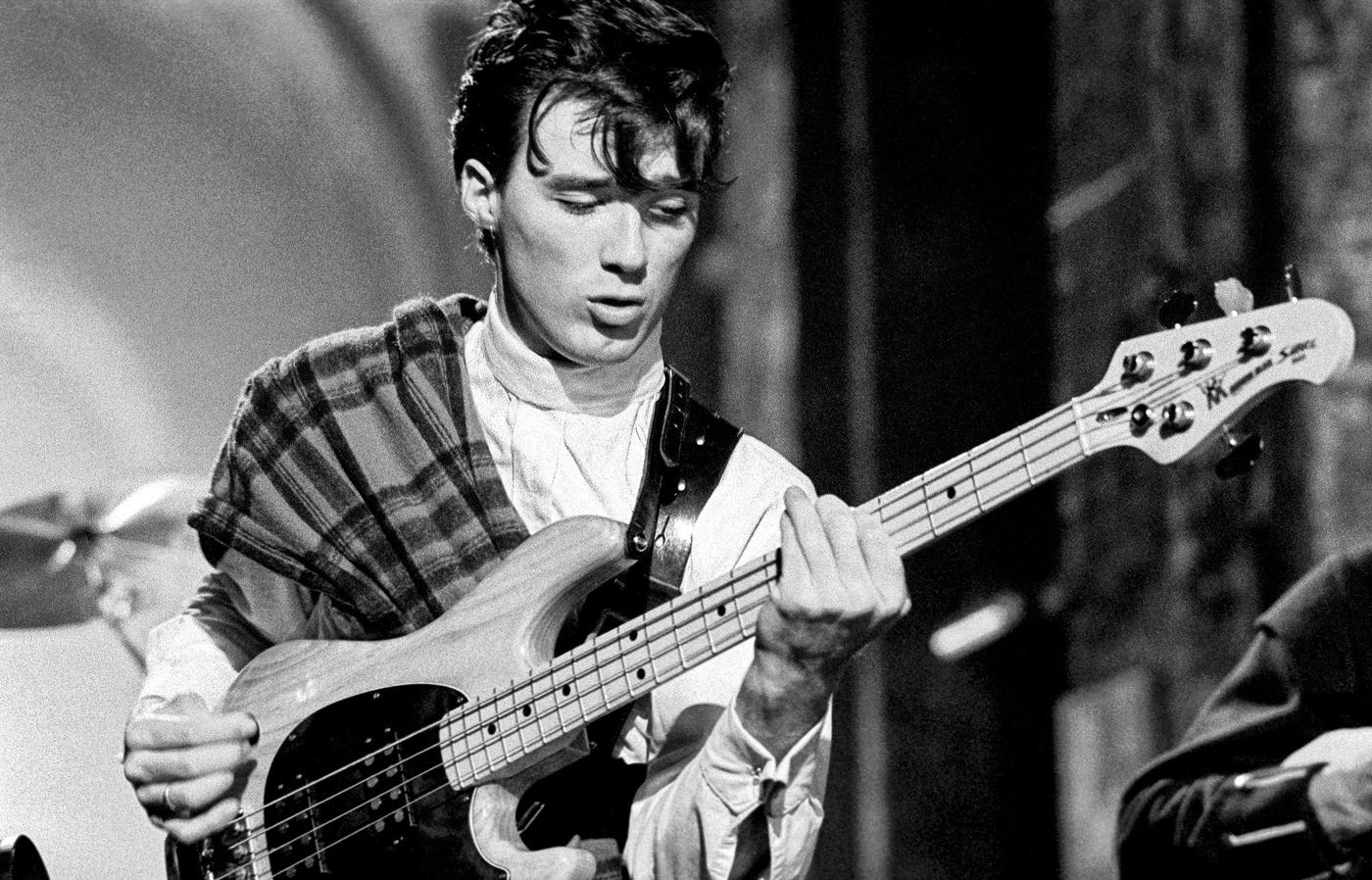 Martin Kemp Of Spandau Ballet Performing At The London Dungeon For Their First Single &Amp;Quot;To Cut A Long Story Short&Amp;Quot;, 1980.