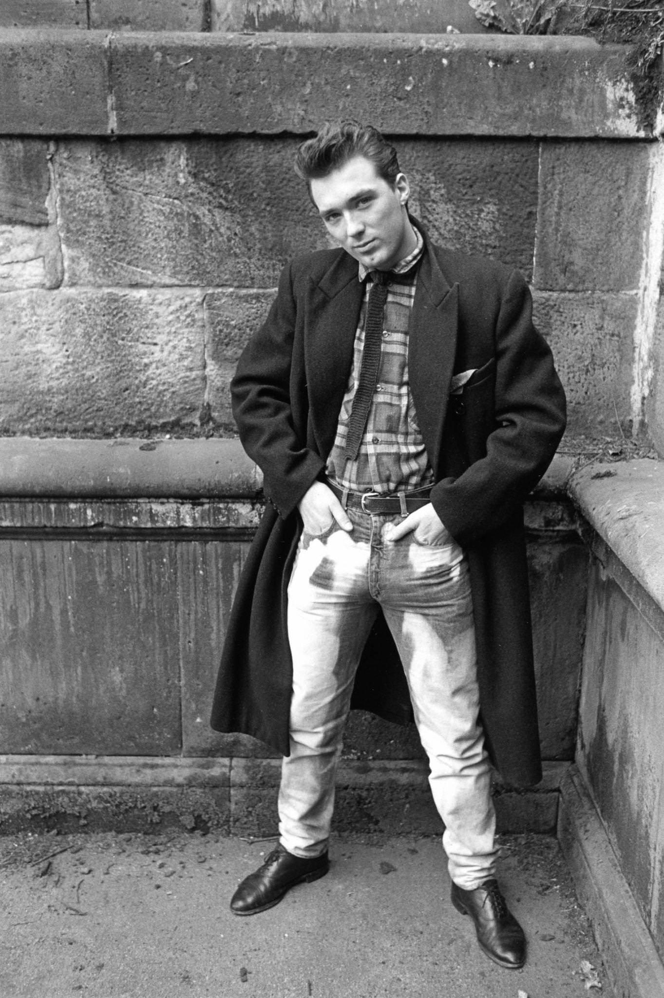 Spandau Ballet; Martin Kemp, 1980.