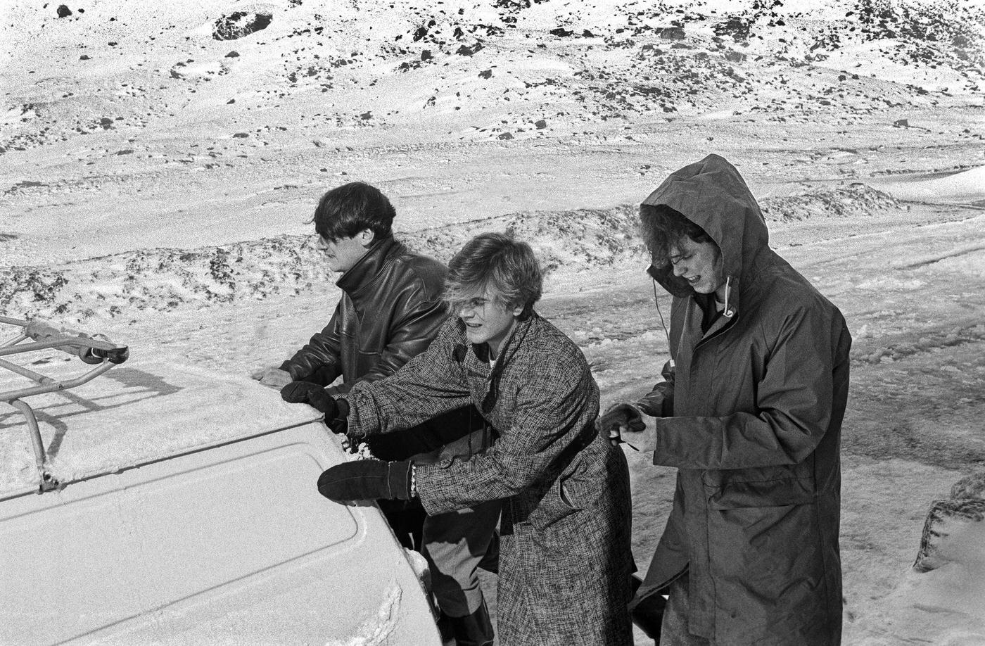 Members Of Spandau Ballet On Location In The Lake District During The Shooting Of A Promotional Film For Their Third Single &Amp;Quot;Musclebound&Amp;Quot;, 1981.