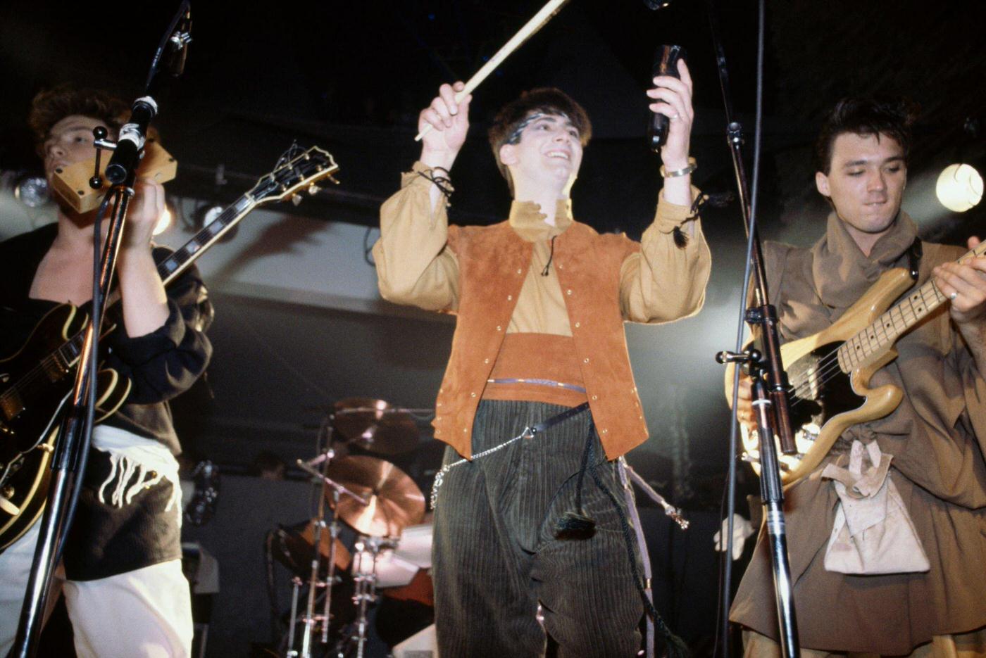 Spandau Ballet Performing With English Pop Group Spandau Ballet, Usa, 1981.