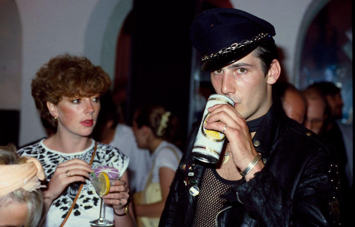 Tony Hadley Of New Romantic Band Spandau Ballet At A Party In London, 1982.