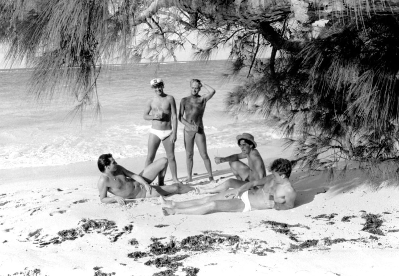 Pop Group Spandau Ballet In The Bahamas Recording Their New Album, 1982.