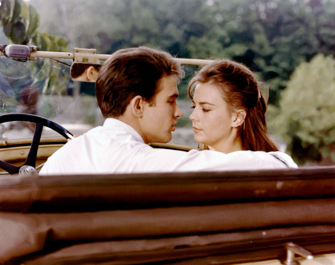 Warren Beatty And Natalie Wood On The Set Of &Amp;Quot;Splendor In The Grass&Amp;Quot;, 1961.