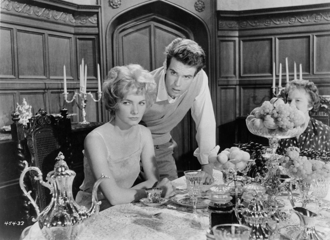Barbara Loden And Warren Beatty At The Dinner Table In &Amp;Quot;Splendor In The Grass&Amp;Quot;, 1961.