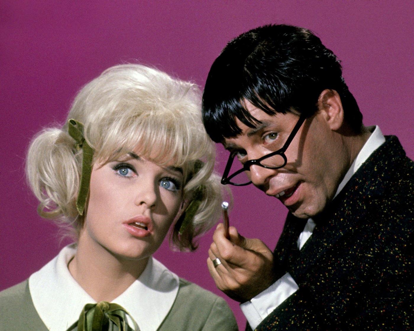 Stella Stevens And Jerry Lewis In A Publicity Image For The Film 'The Nutty Professor', 1963.