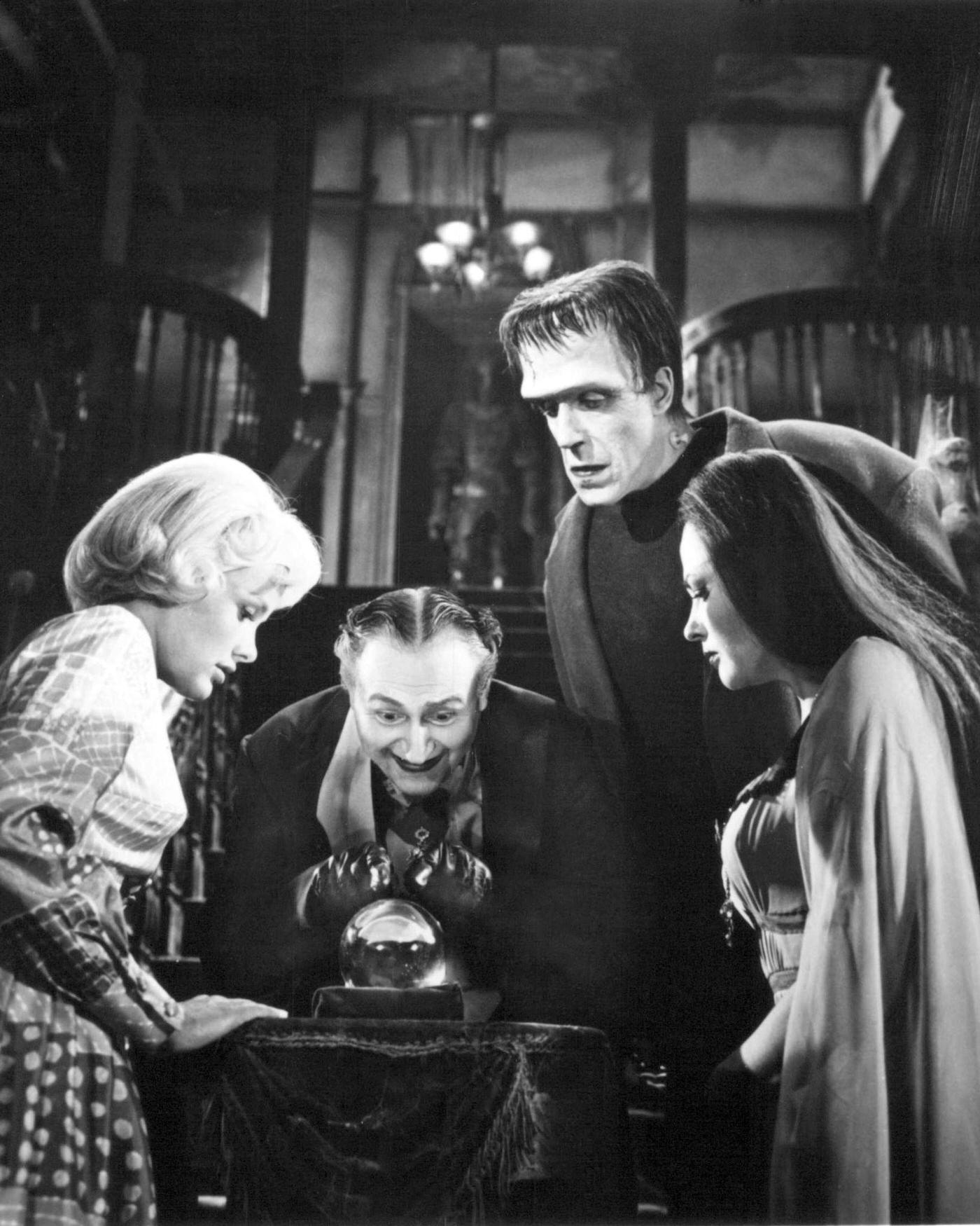 The Munster Family Poses In A Publicity Still For 'The Munsters,' 1964.