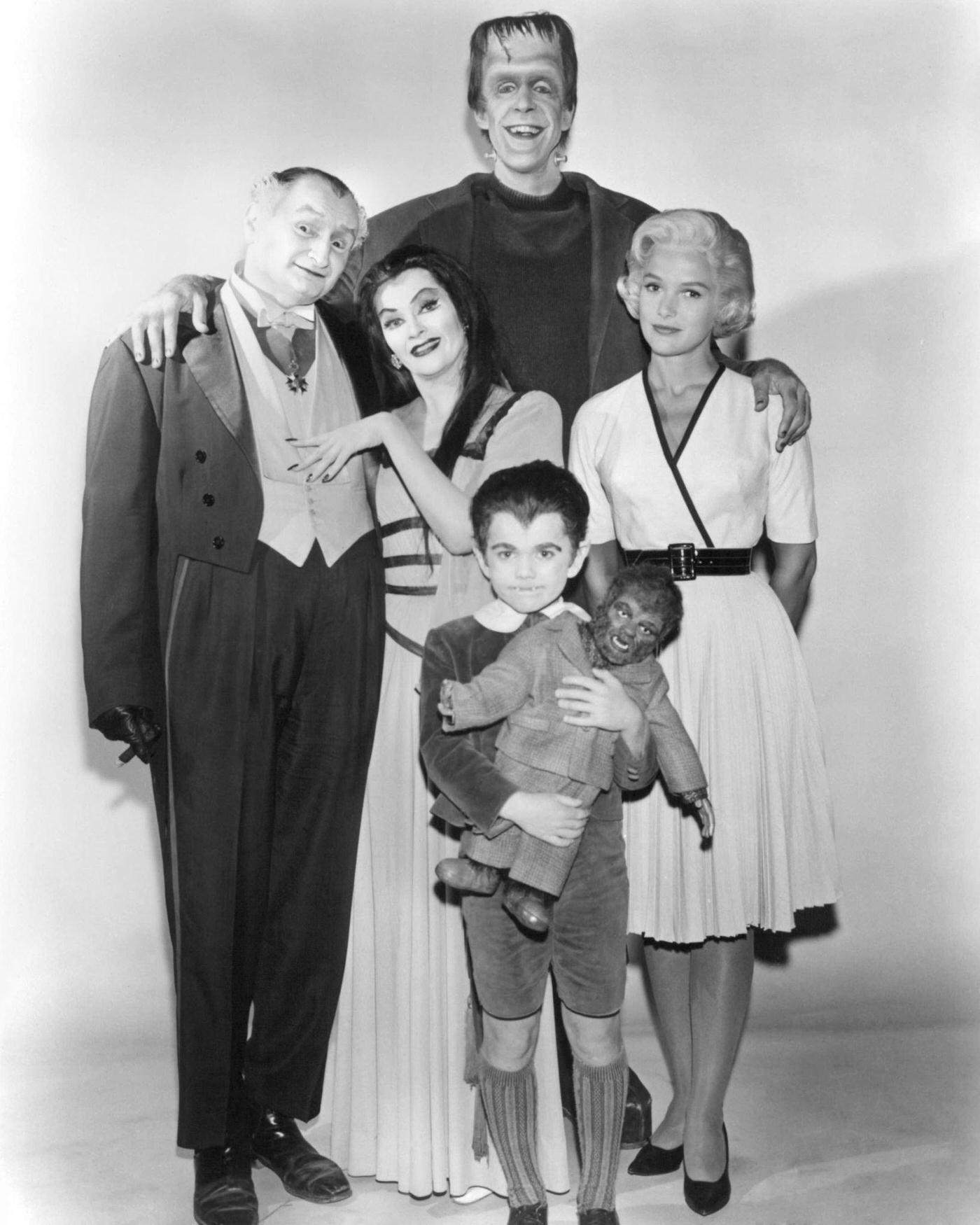 The Munster Family Gathers In A Publicity Still For 'The Munsters,' 1964.