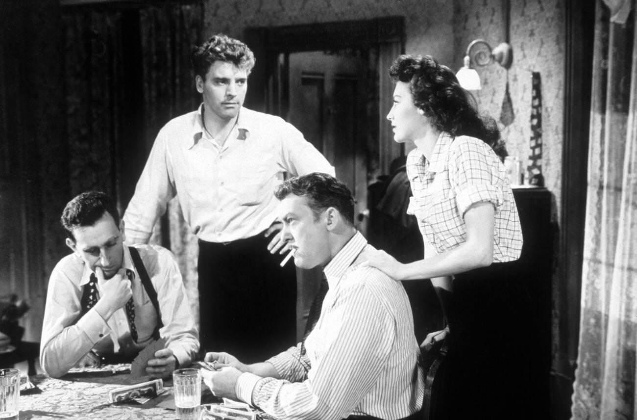 Ava Gardner And Burt Lancaster On The Beach During &Amp;Quot;The Killers,&Amp;Quot; Directed By Robert Siodmak, 1946