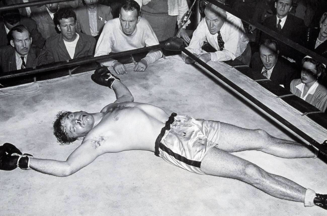 Burt Lancaster On The Beach In &Amp;Quot;The Killers,&Amp;Quot; Directed By Robert Siodmak, 1946