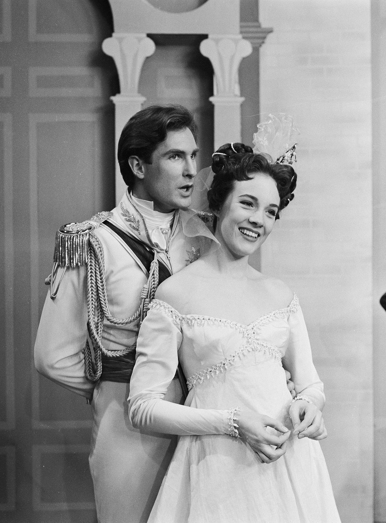 Julie Andrews And Jon Cypher In 'Cinderella', 1957.