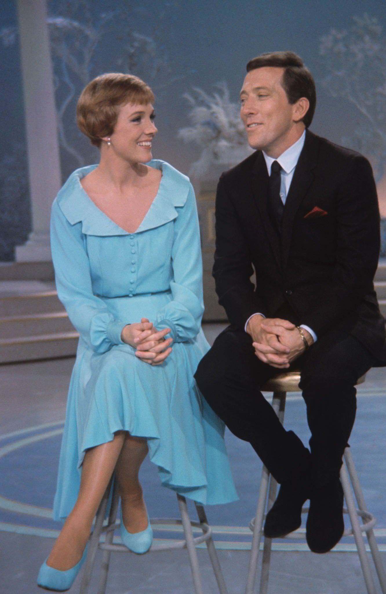 Julie Andrews With Andy Williams On &Amp;Quot;The Andy Williams Show&Amp;Quot;, 1964.