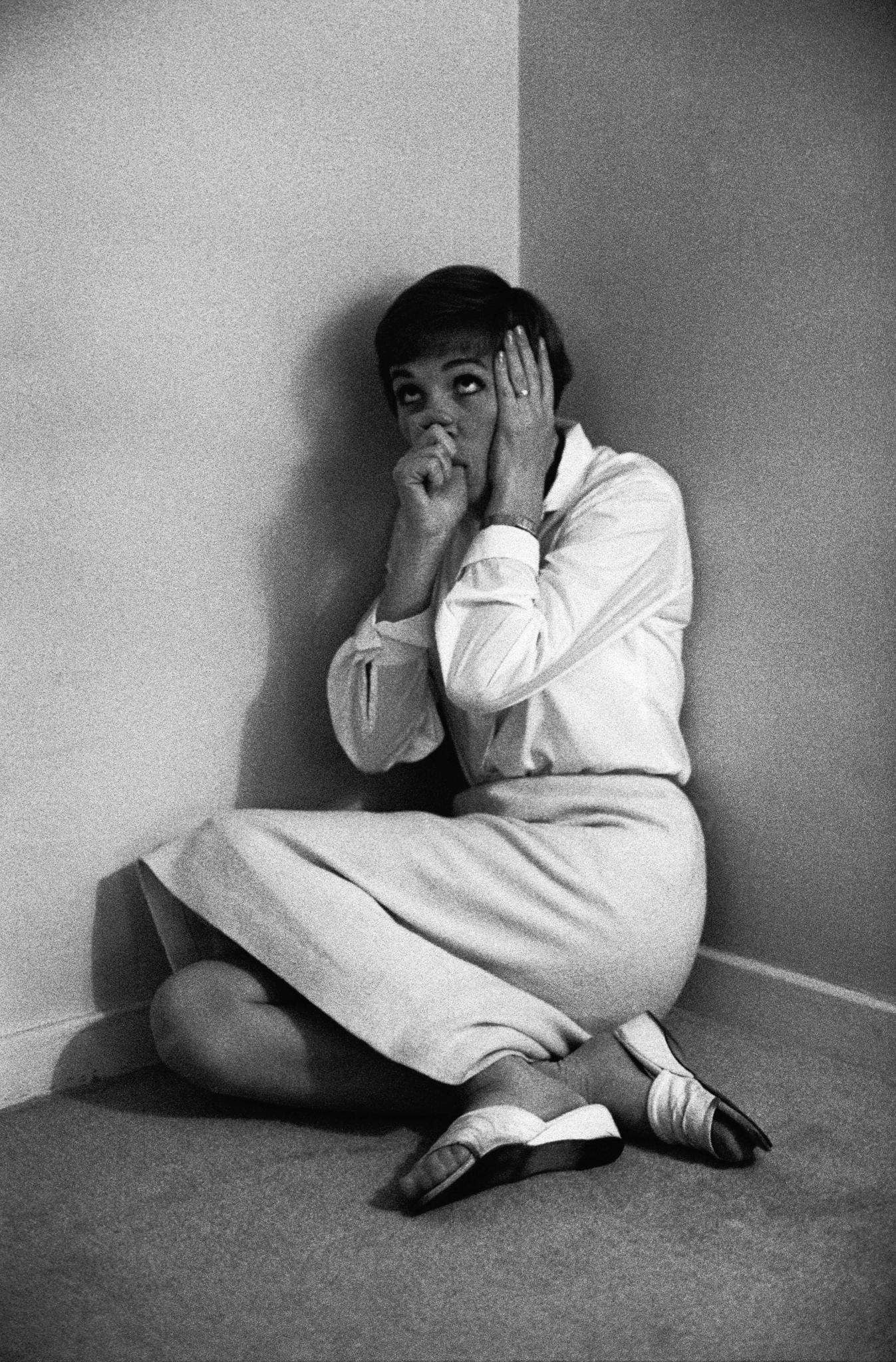 Julie Andrews Sitting In The Corner, 1964.