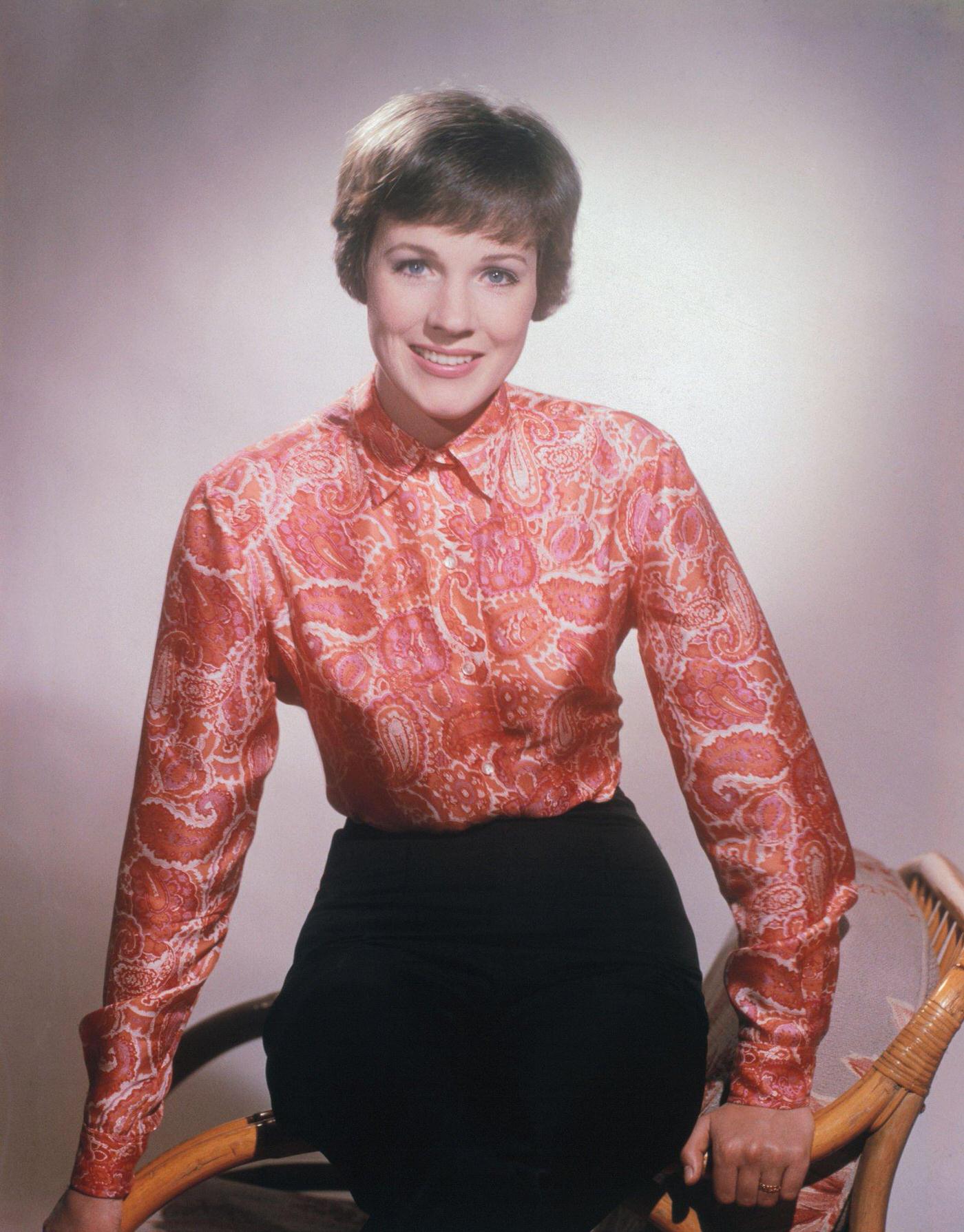 Smiling Julie Andrews, 1965.