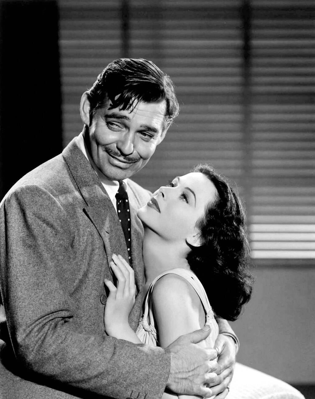 Comrade X, 1940: Clark Gable And Hedy Lamarr.