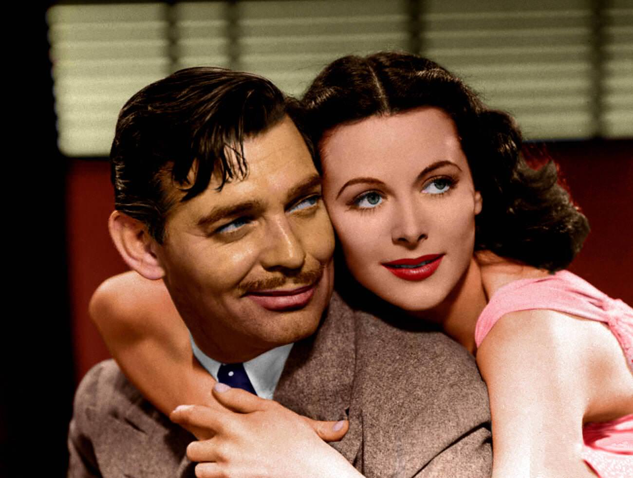 Comrade X, 1940: American Comedy Spy Film Starring Clark Gable, Hedy Lamarr, And Oskar Homolka.