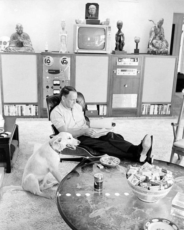Frank Sinatra With His Dog: A Peek Into Sinatra’s Palm Springs Haven, 1964