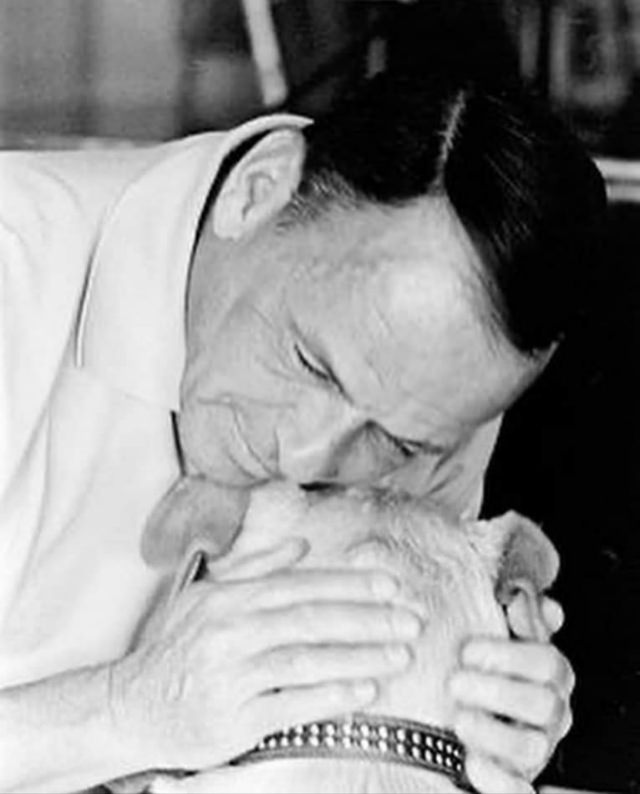 Frank Sinatra With His Dog: A Peek Into Sinatra’s Palm Springs Haven, 1964