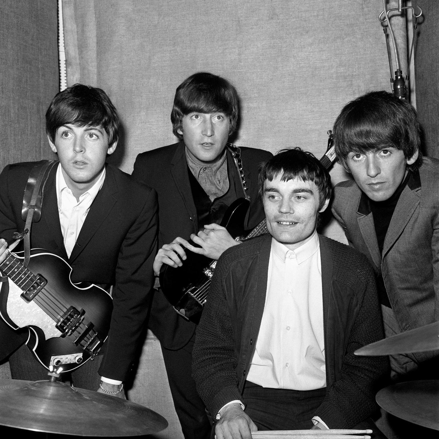 New Beatle: Jimmy Nicol Filling In For Ill Ringo Starr For Beatles' Denmark And Holland Tour, 1964.